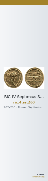 RIC IV Septimius Severus 260 — CANOA