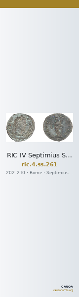 RIC IV Septimius Severus 261 — CANOA