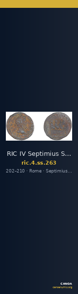 RIC IV Septimius Severus 263 — CANOA