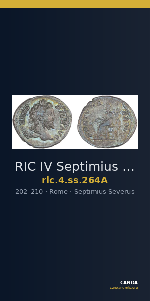 RIC IV Septimius Severus 264A — CANOA