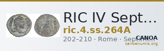 RIC IV Septimius Severus 264A — CANOA
