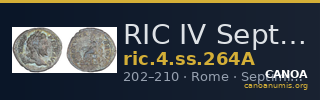 RIC IV Septimius Severus 264A — CANOA