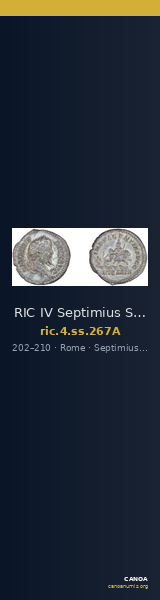 RIC IV Septimius Severus 267A — CANOA