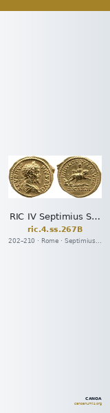 RIC IV Septimius Severus 267B — CANOA