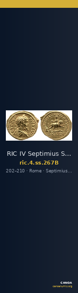 RIC IV Septimius Severus 267B — CANOA