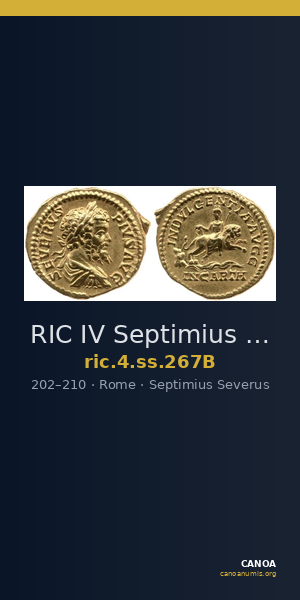RIC IV Septimius Severus 267B — CANOA
