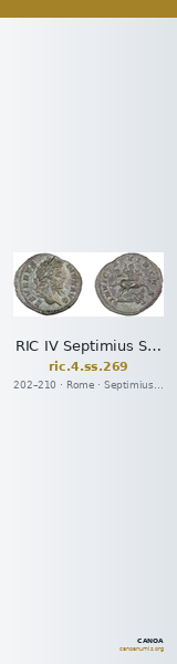 RIC IV Septimius Severus 269 — CANOA