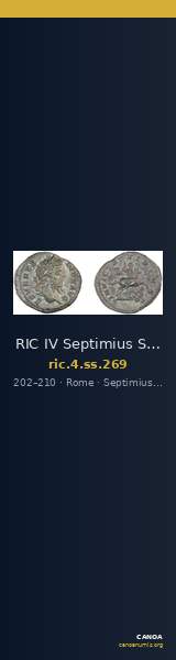 RIC IV Septimius Severus 269 — CANOA