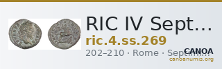 RIC IV Septimius Severus 269 — CANOA