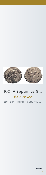 RIC IV Septimius Severus 27 — CANOA