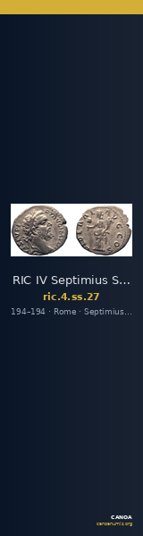 RIC IV Septimius Severus 27 — CANOA