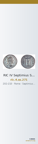 RIC IV Septimius Severus 271 — CANOA