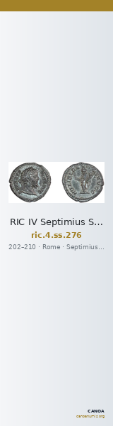 RIC IV Septimius Severus 276 — CANOA
