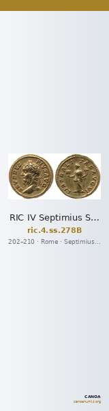 RIC IV Septimius Severus 278B — CANOA