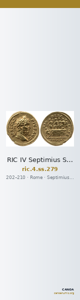 RIC IV Septimius Severus 279 — CANOA