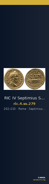 RIC IV Septimius Severus 279 — CANOA