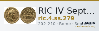 RIC IV Septimius Severus 279 — CANOA