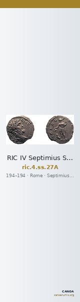 RIC IV Septimius Severus 27A — CANOA