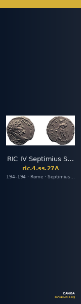 RIC IV Septimius Severus 27A — CANOA