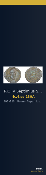 RIC IV Septimius Severus 280A — CANOA