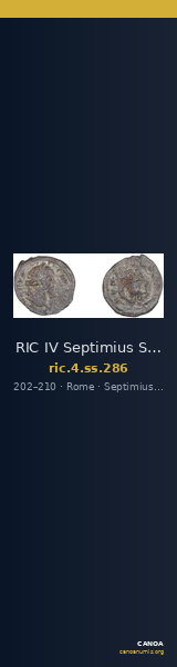 RIC IV Septimius Severus 286 — CANOA