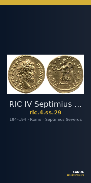 RIC IV Septimius Severus 29 — CANOA