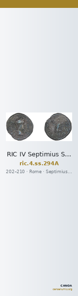 RIC IV Septimius Severus 294A — CANOA