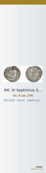 RIC IV Septimius Severus 296 — CANOA
