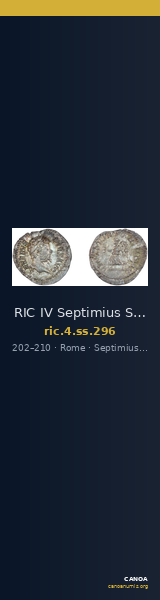 RIC IV Septimius Severus 296 — CANOA