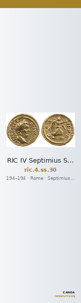 RIC IV Septimius Severus 30 — CANOA