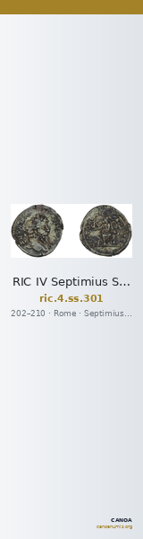 RIC IV Septimius Severus 301 — CANOA