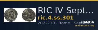 RIC IV Septimius Severus 301 — CANOA
