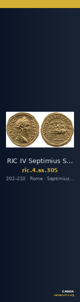 RIC IV Septimius Severus 305 — CANOA