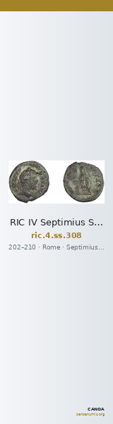 RIC IV Septimius Severus 308 — CANOA