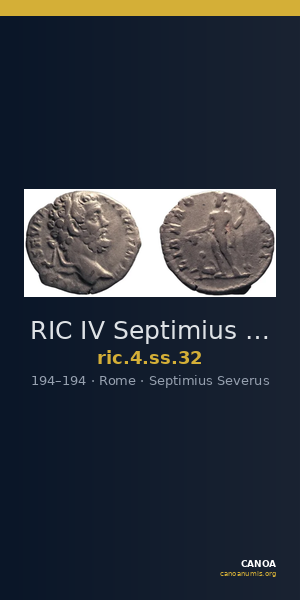 RIC IV Septimius Severus 32 — CANOA