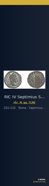 RIC IV Septimius Severus 326 — CANOA