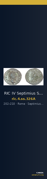 RIC IV Septimius Severus 326A — CANOA