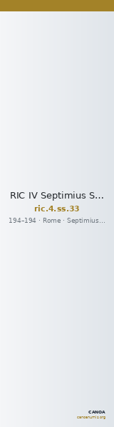 RIC IV Septimius Severus 33 — CANOA