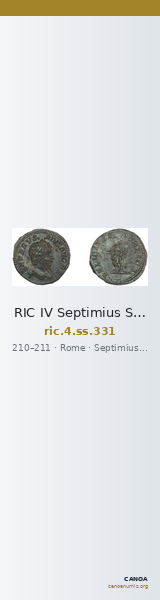 RIC IV Septimius Severus 331 — CANOA