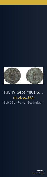 RIC IV Septimius Severus 331 — CANOA