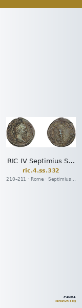 RIC IV Septimius Severus 332 — CANOA