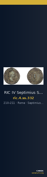 RIC IV Septimius Severus 332 — CANOA