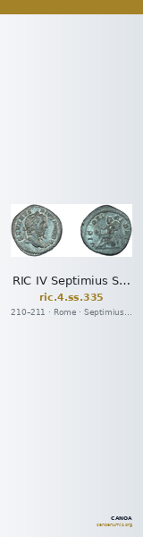 RIC IV Septimius Severus 335 — CANOA
