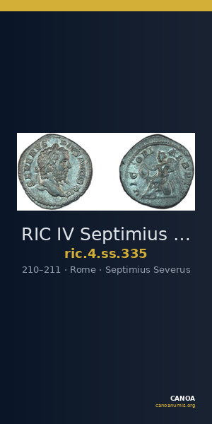 RIC IV Septimius Severus 335 — CANOA