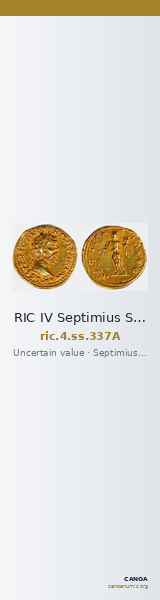 RIC IV Septimius Severus 337A — CANOA