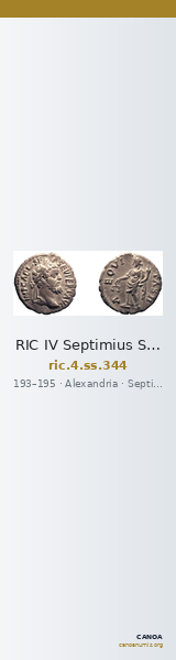 RIC IV Septimius Severus 344 — CANOA