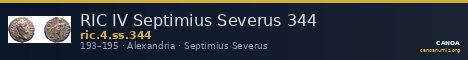 RIC IV Septimius Severus 344 — CANOA