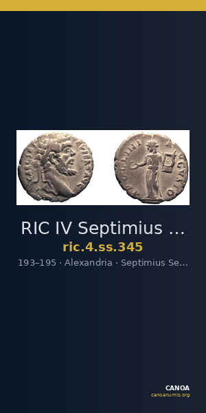 RIC IV Septimius Severus 345 — CANOA
