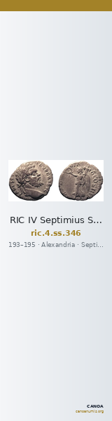 RIC IV Septimius Severus 346 — CANOA