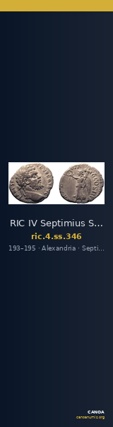 RIC IV Septimius Severus 346 — CANOA